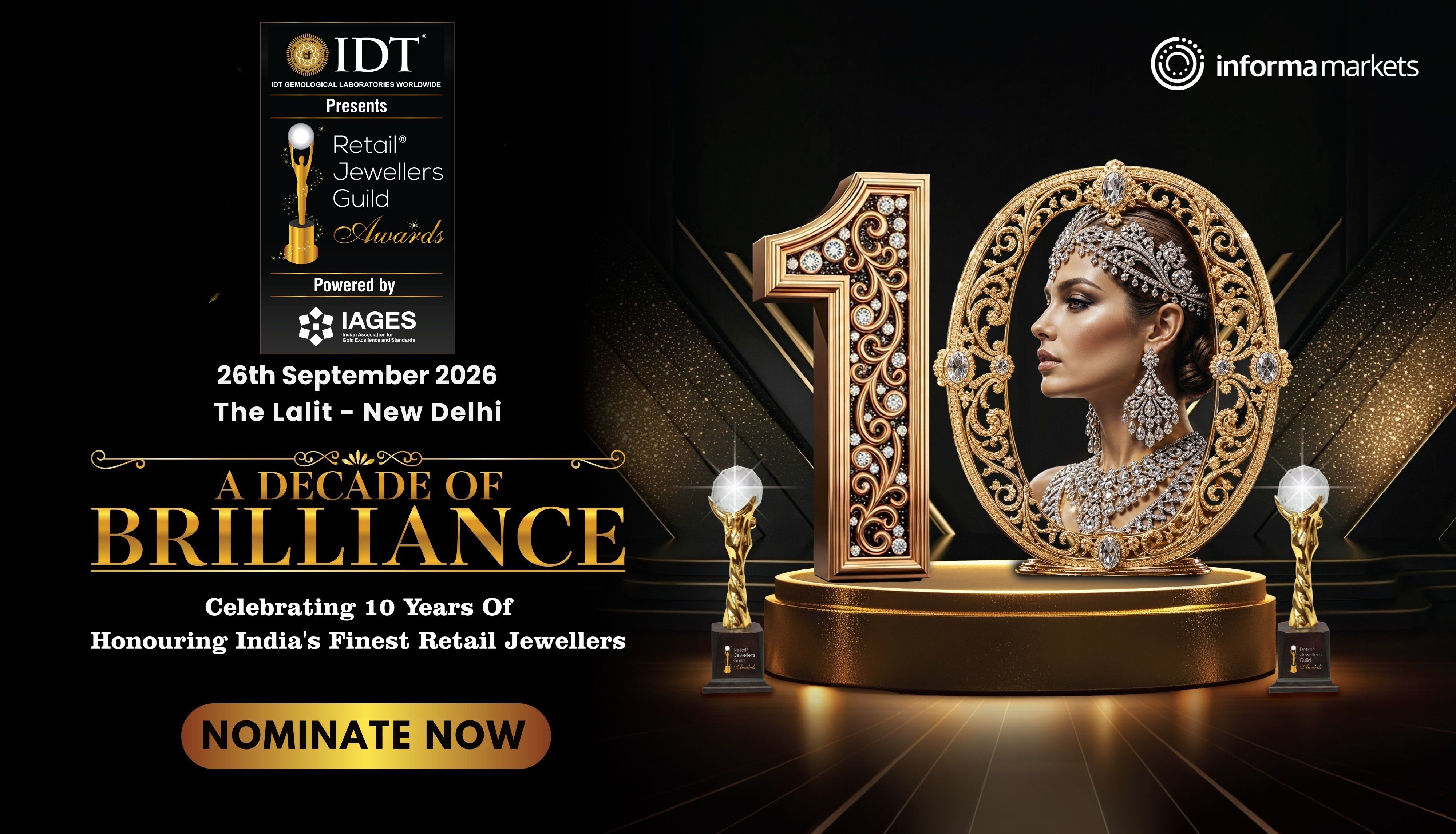 Retail Jewellers Guild Awards Banner
